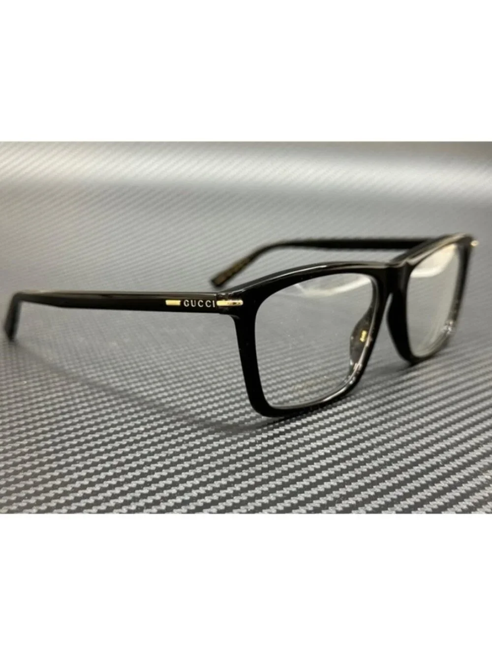 New Gucci Men Black Eyeglasses 59-17-145